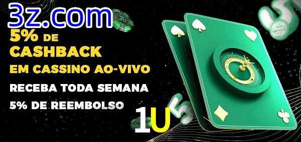 Promoções do cassino ao Vivo 1U